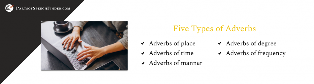five types of adverbs five types of adverbs