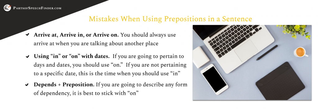 mistakes when using prepositions
